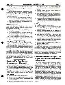 Chevrolet Service News
June 1967 Chevrolet Service News