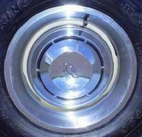 1969 base hubcap with P06 trim ring 1969 P06 trim ring